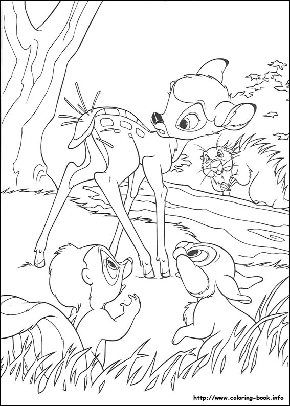 Bambi 2 coloring picture